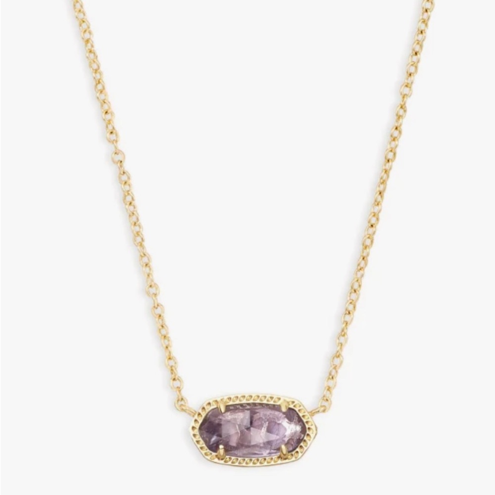 Kendra Scott Elisa Gold Short Pendant Necklace